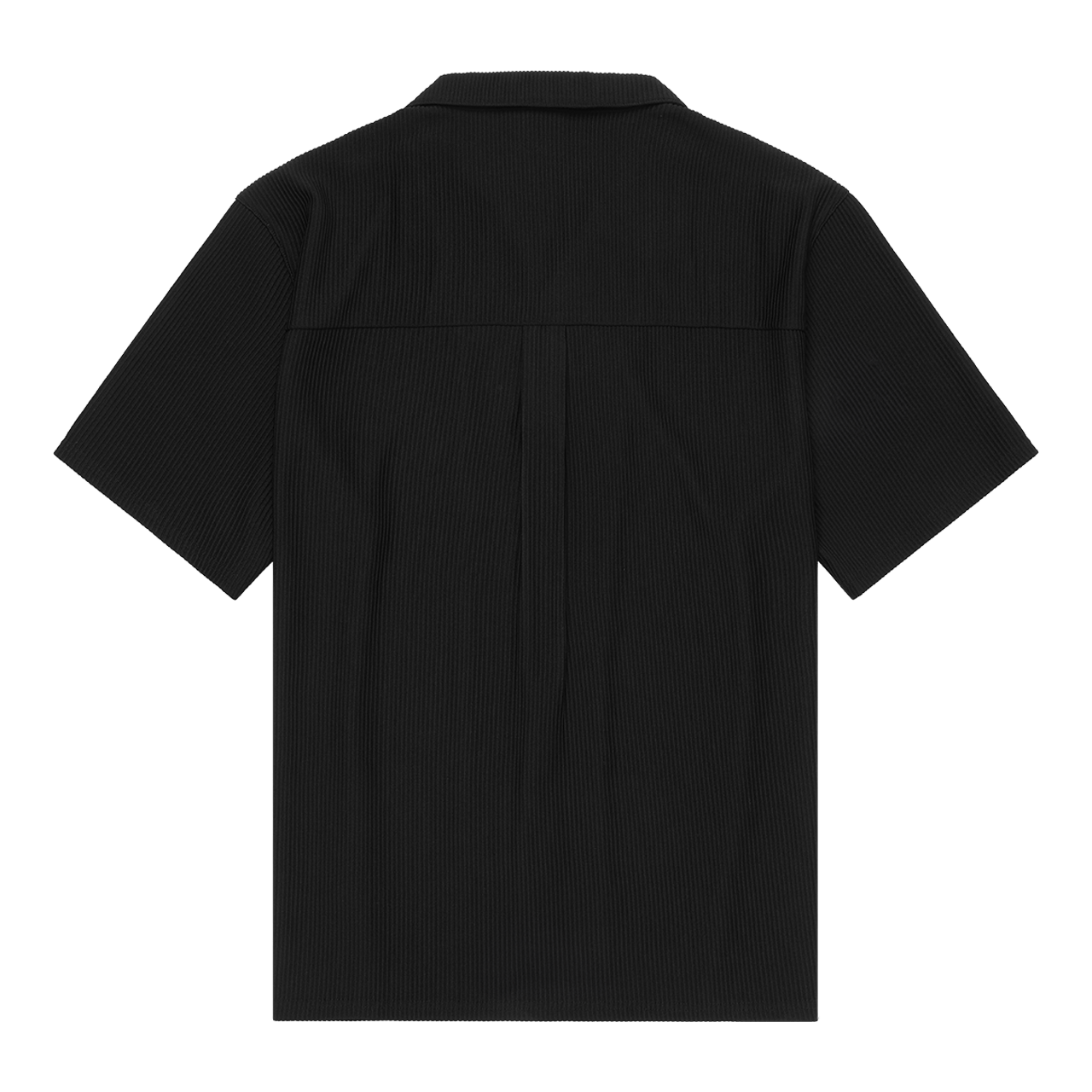 Baroque Cropped Resort Shirt Black