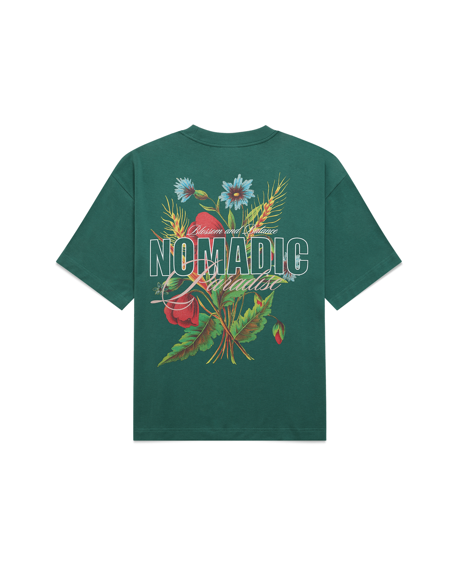 Blossom Heavy Street Tee Garden Green