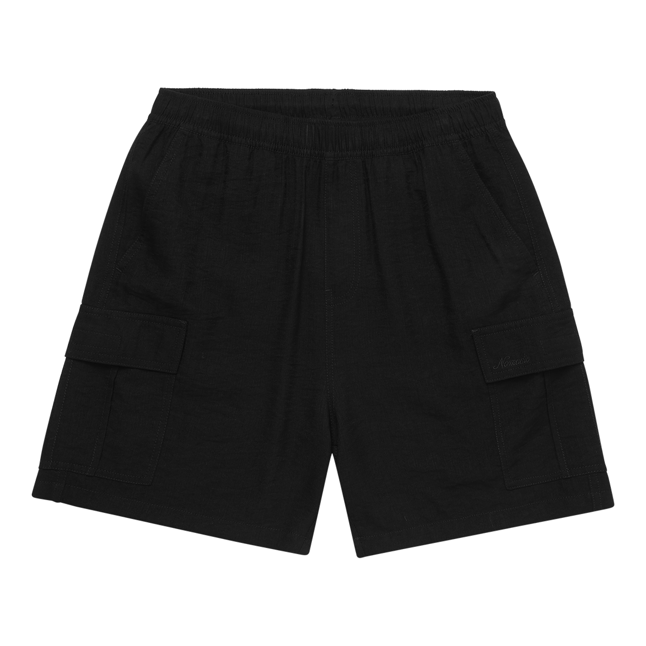 Cabana Cotton Elasticated Cargo Short Black