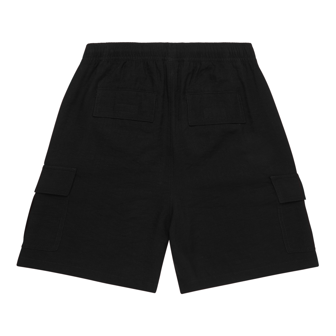 Cabana Cotton Elasticated Cargo Short Black