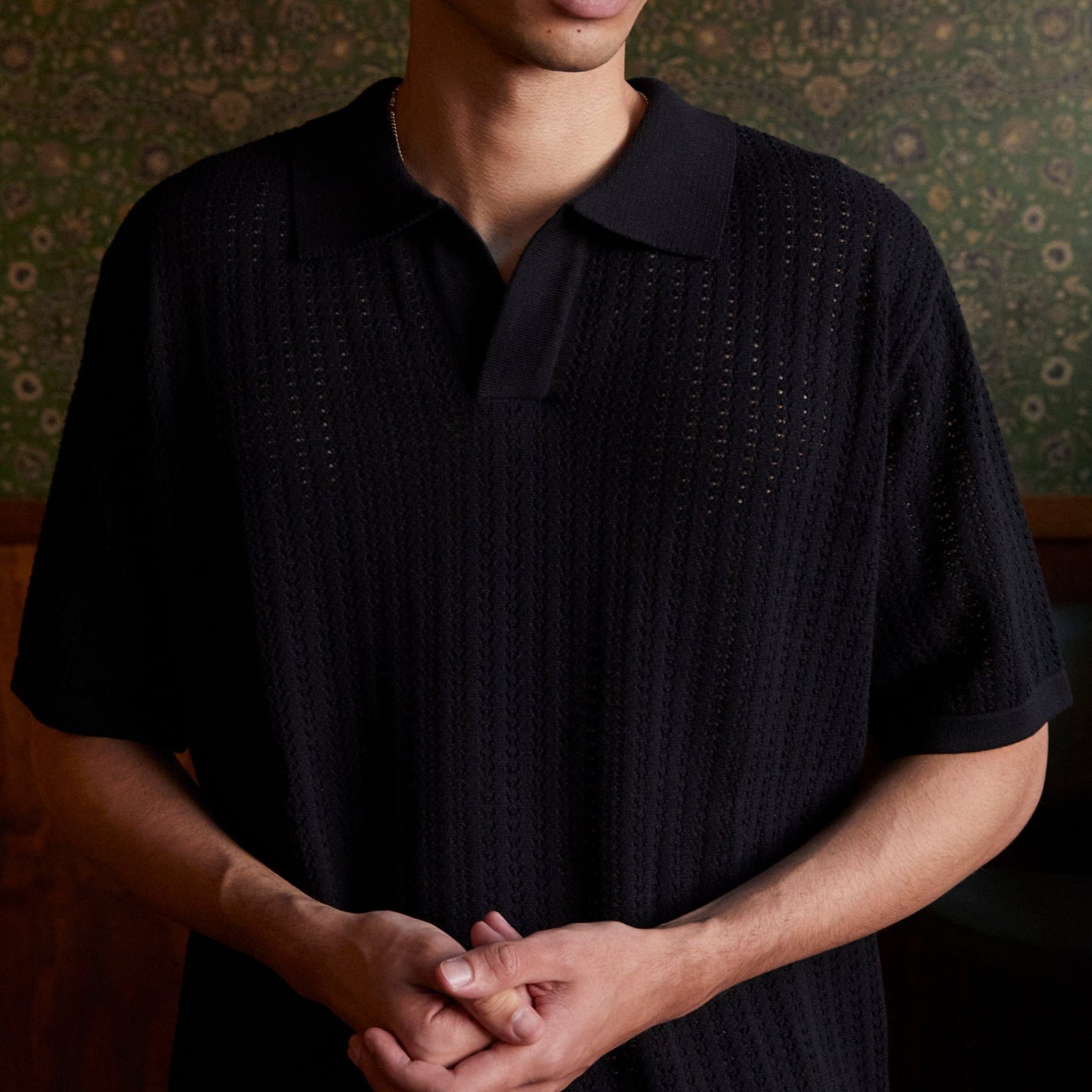 Copacetic Polo Knit Black