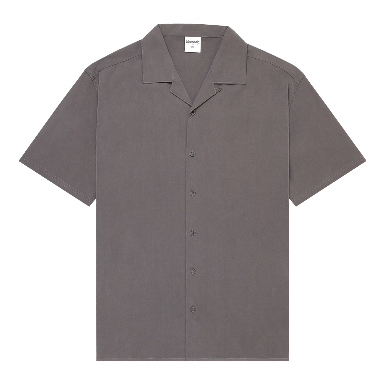Hali Cropped Resort Shirt Grey