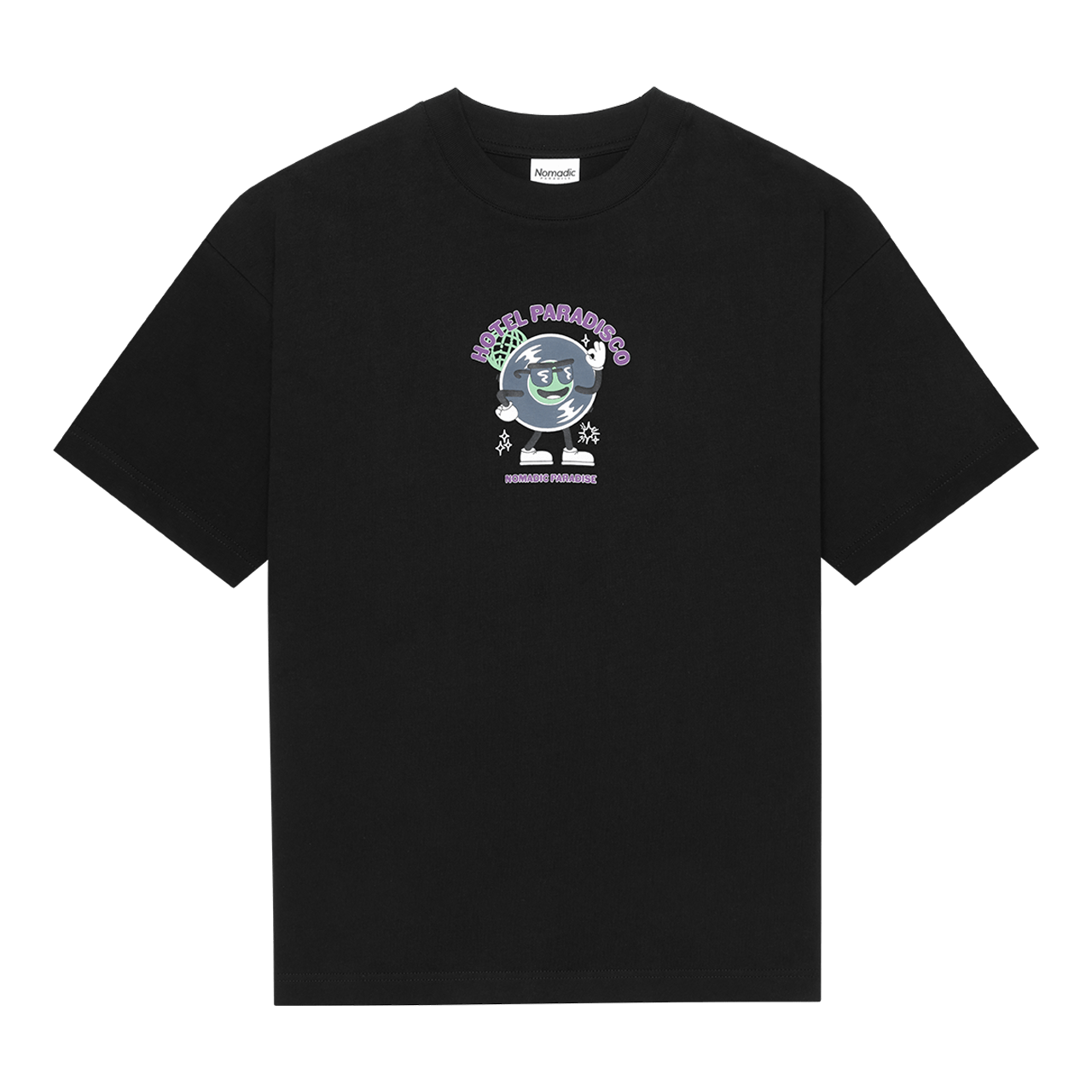 Paradisco Street Fit Tee Anthracite Black