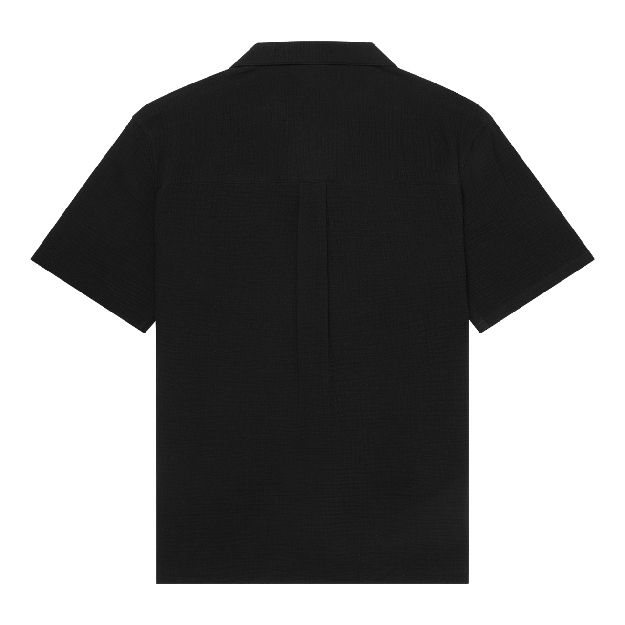 Psych Cropped Resort Shirt Black