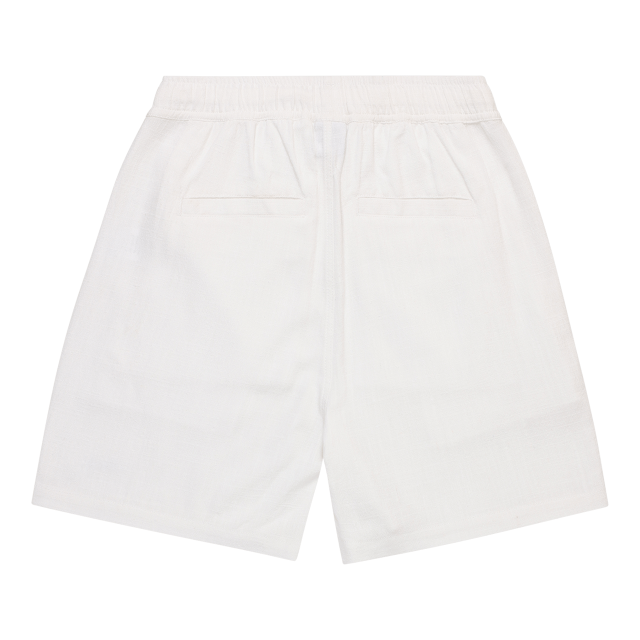 Seaside Linen Elasticated Short White
