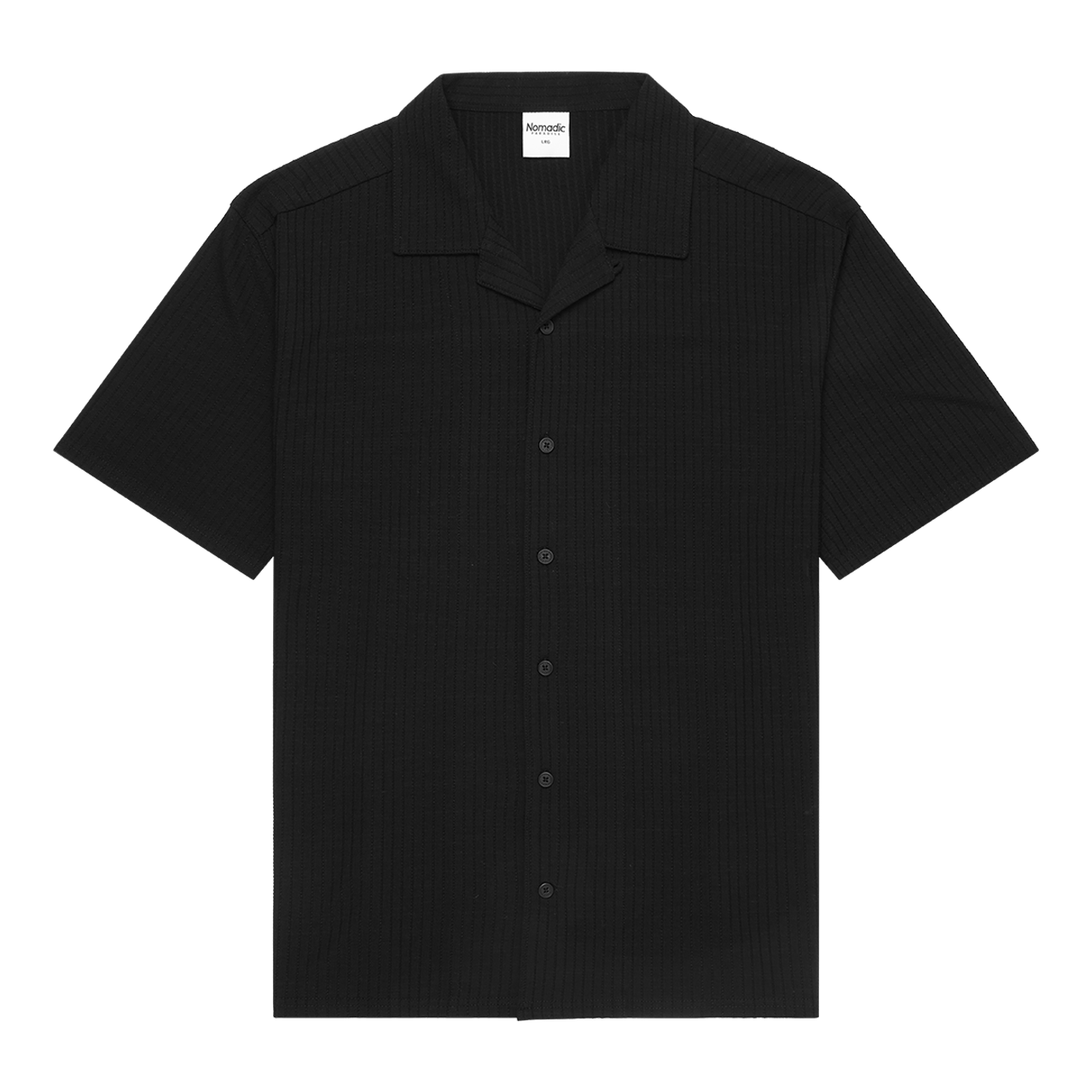 Casanova Cropped Resort Shirt Black