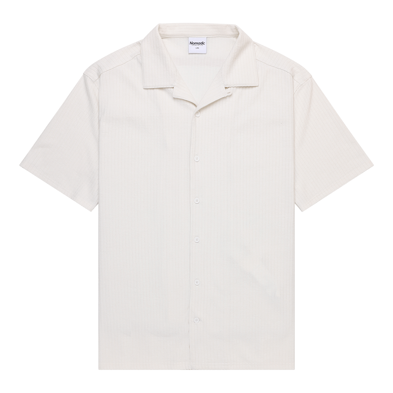 Casanova Cropped Resort Shirt White