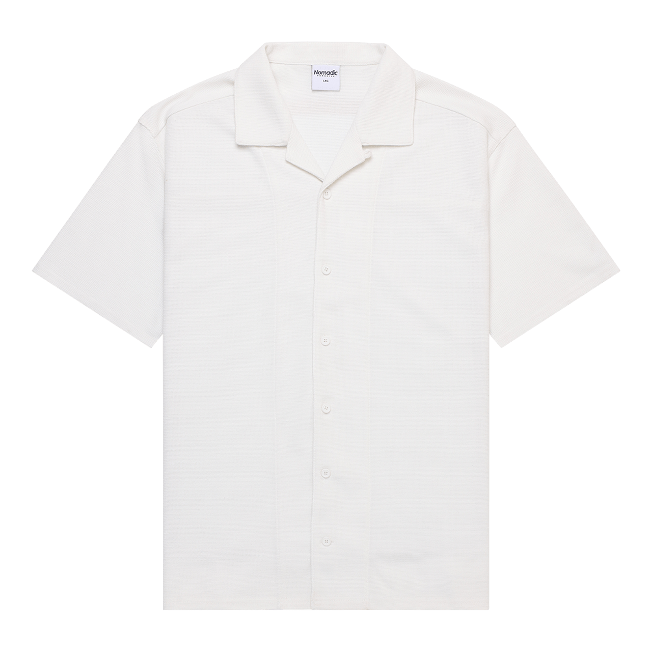 Lagoon Cropped Resort Shirt White