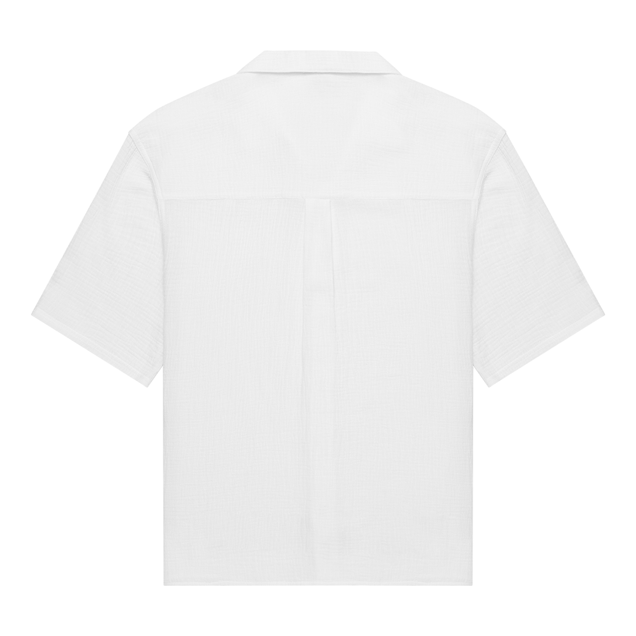 Psych Cropped Resort Shirt White